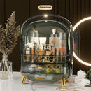 Desktop Drawer With LED Light Transparent Cosmetic Organizing Box