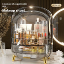 Desktop Drawer With LED Light Transparent Cosmetic Organizing Box