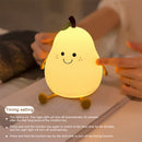 LED Pear  Night Light USB Rechargeable  Best price in Shopsy