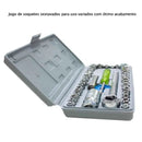 40 Pcs Combination Socket Wrench Set