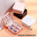 Compact Travel Leather Jewelry Organizer Box – Portable Pocket-sized Case With Zipper Closure For Rings, Earrings, Necklaces & Accessories