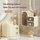 Bear Plastic Cosmetic Organizer with Drawers