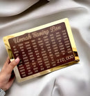 Wooden Umrah Saving Box | Premium Money Box with 210,000 Goal Tracker