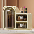 Bear Plastic Cosmetic Organizer with Drawers