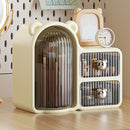 Bear Plastic Cosmetic Organizer with Drawers